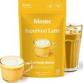 Blume Superfoods Latte - Turmeric Powder and Ginger Powder - Golden Milk, Cardamom, Ginger Root, Caffeine Free, Sugar-Free, Organic - Vegan, Keto Friendly, Gluten-Free - 25 Servings