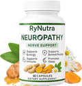 Rynutra Nerve Support – Nerve Health & Wellness Supplement with Vitamins C, B12, – Supports Energy, Nervous System & Overall Well-Being, 60 Capsules