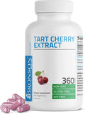 Bronson Tart Cherry Extract 2500 mg Vegetarian Capsules with Antioxidants and Flavonoids Non-GMO, 360 Count