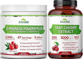 Zazzee Kidney Bladder & Urinary Tract Support Bundle | Super Concentrated Tart Cherry Extract Capsules Plus D Mannose with Cranberry Probiotics for Women | Non-GMO Vegan & ISO Lab Tested