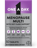 One A Day Women's Menopause Multivitamin with Vitamin A, Vitamin C, Vitamin D, Vitamin E and Zinc for Immune Health Support, Bone Health, 50 Count (New Packaging)