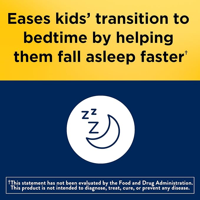 Nature Made Kids First Sleep Melatonin Gummies, 100% Drug-Free Sleep Aid, Kids Sleep Gummies for Restful Sleep, 45 Count