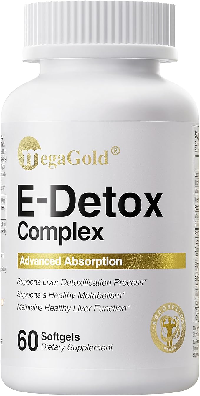 Milk Thistle Supplement with Silymarin, Fish Oil, Vitamin B6, Biotin, and EPA, for Men and Women Liver Health - 60 Count Softgels
