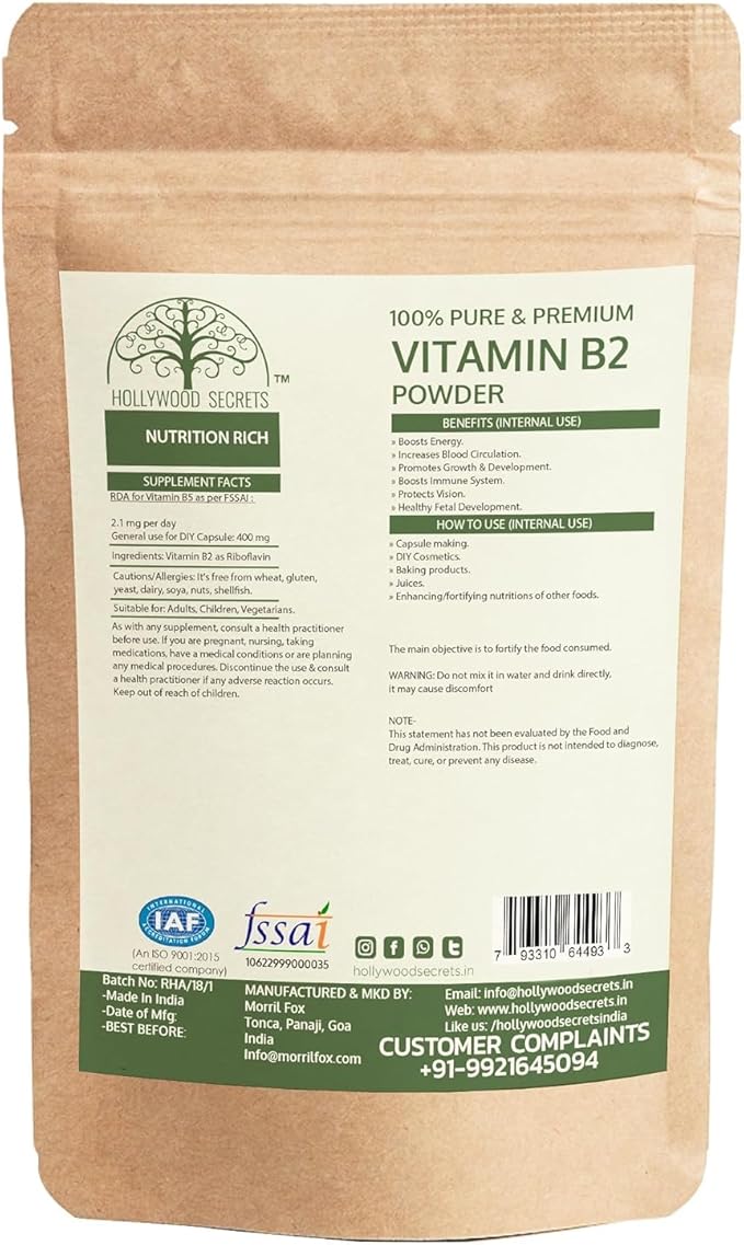 ATS Vitamin B2 Riboflavin Powder 50gm