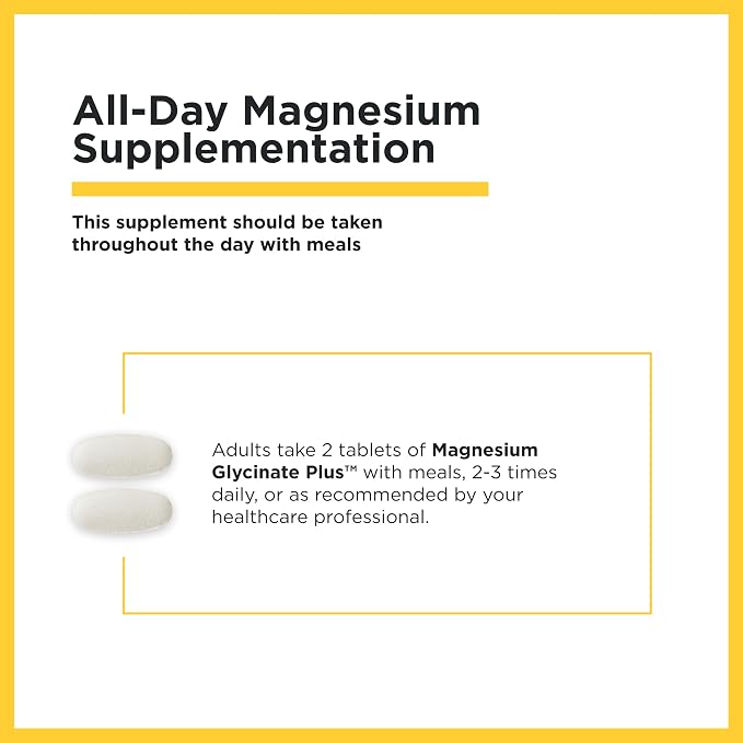 Integrative Therapeutics Magnesium Glycinate Plus - Cardiovascular Support Supplement* - Supports Brain & Muscular Function* - 120 Count (60 Servings)