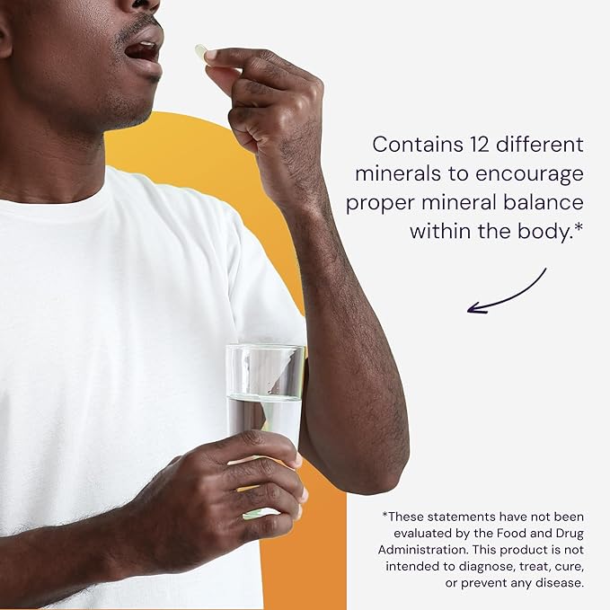 Healthy Origins Chelated Multi Mineral, 240 Veggie Capsules - Featuring Albion Minerals TRAACS High Bioavailability Complex - Supports Bone Health, Immune Function & Metabolic Wellness