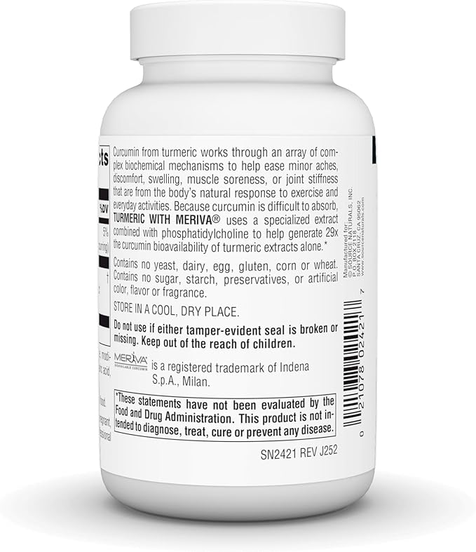 Source Naturals Turmeric with Meriva, Eases Discomfort from Everyday Activities* - 500mg - 120 Tablets