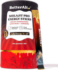 Better Alt Energy Pro Energy Sticks | Natural Energy Booster with Shilajit, KSM-66 Ashwagandha, Safed Musli & Gokshura |30 Sticks| for Men & Women