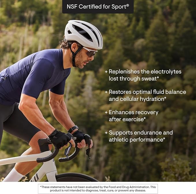 THORNE - Daily Electrolytes - Zero Sugar & Low-Calorie Electrolyte Powder Drink Mix - Flavors Derived from Natural Sources - NSF Certified for Sport - Blood Orange - 30 Stick Packs