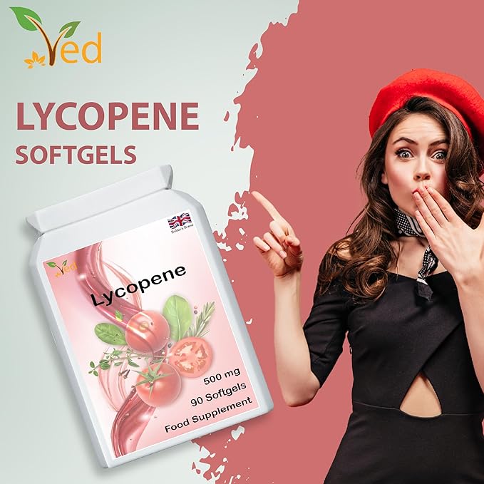 Lycopene 500 mg | 90 Softgel, 3 Month Supply.