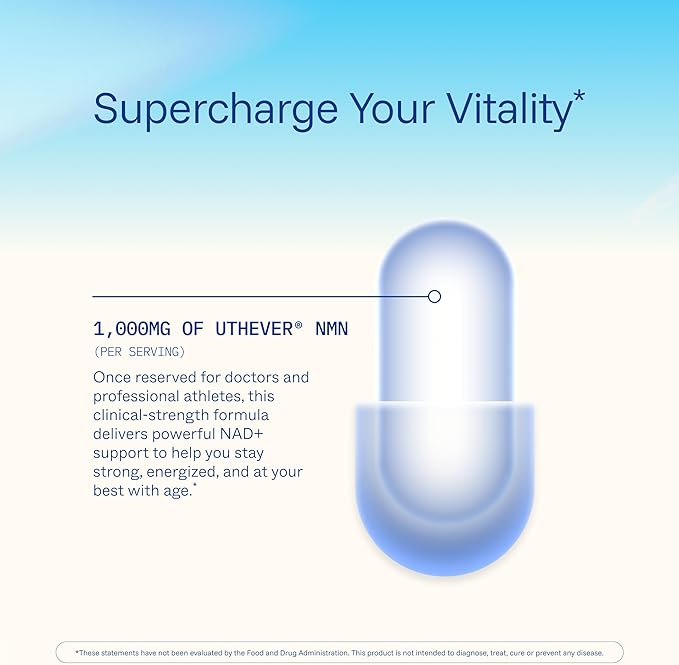 ProHealth NMN Pro 1000 (60 Capsules, 3 Pack) Clinically Studied Uthever® NMN. NAD+ Precursor for Cellular Energy, Mitochondrial Support & Healthy Aging. USA Manufactured, Triple Lab-Tested