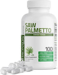 Bronson Saw Palmetto Extra Strength Supports Healthy Prostate Function & Urinary Health Support - Non GMO, 100 Vegetarian Capsules