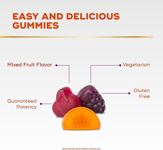 Align Dualbiotic, Prebiotics and Probiotics for Women and Men, Probiotics for Digestive Health, Prebiotics Help Nourish Good Bacteria, Natural Fruit Flavors, 60 Probiotic Gummies