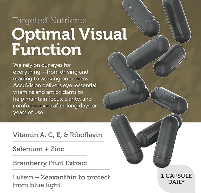 Zahler AccuVision, Advanced Eye Health Formula, 30 Capsules