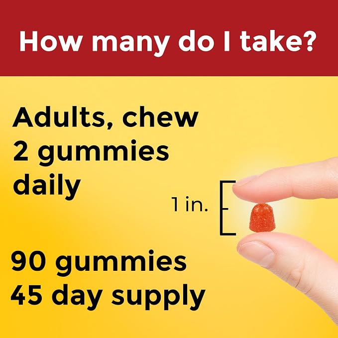Nature Made Fish Oil Omega 3 Gummies,Omega 3 Fish Oil Supplements,Healthy Heart Support,90 Gummies,45 Day Supply,(Pack of 2)
