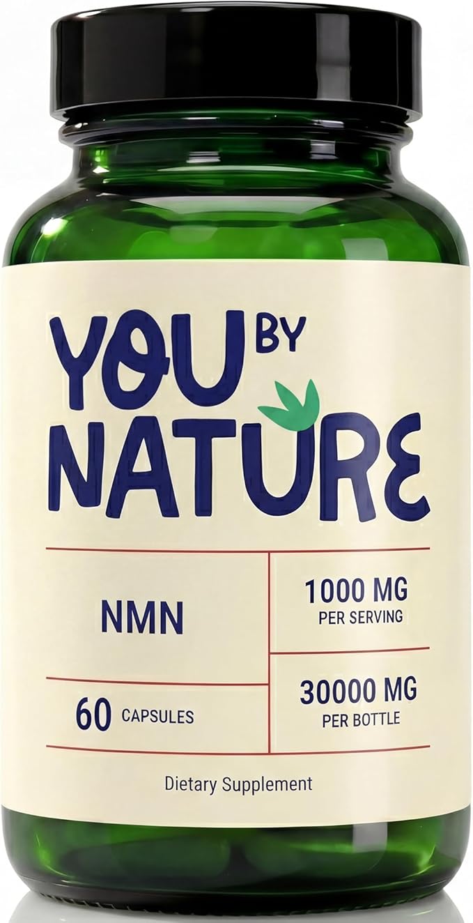 Nicotinamide Mononucleotide NMN 1000 mg - High Strength Formula - Adult Daily Supplement (60 Capsules, 30 Servings)