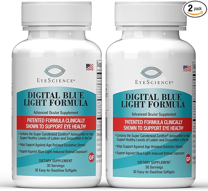 Basic Brands EyeScience Digital Blue Light Formula - 30 Softgels - 2-Pack