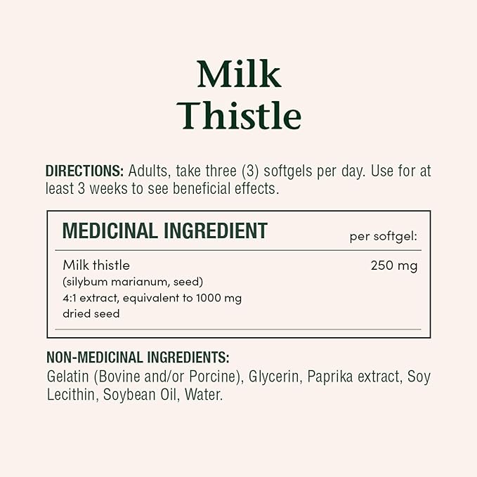 Nature's Bounty Milk Thistle Value Size, 200 Softgels