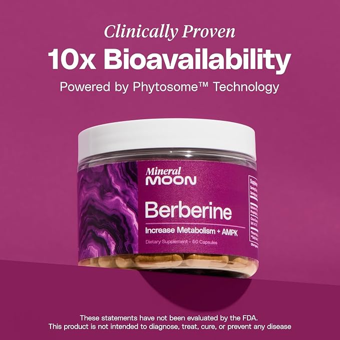 Premium Berberine Supplement Body Composition, 60 Capsules - with Cissus Quadrangularis & Berberine Phytosome - Supports Overall Wellness