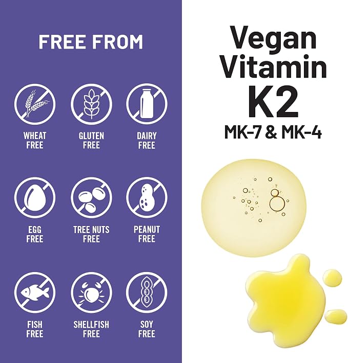NatureWise Vitamin K2 600mcg Supplement with MK-7 100mcg & MK-4 500mcg - Enhanced Bioavailable Formula - K Complex for Bone and Heart Health - Vegan, Gluten Free, Non-GMO -90 Softgels[3-Month Supply]