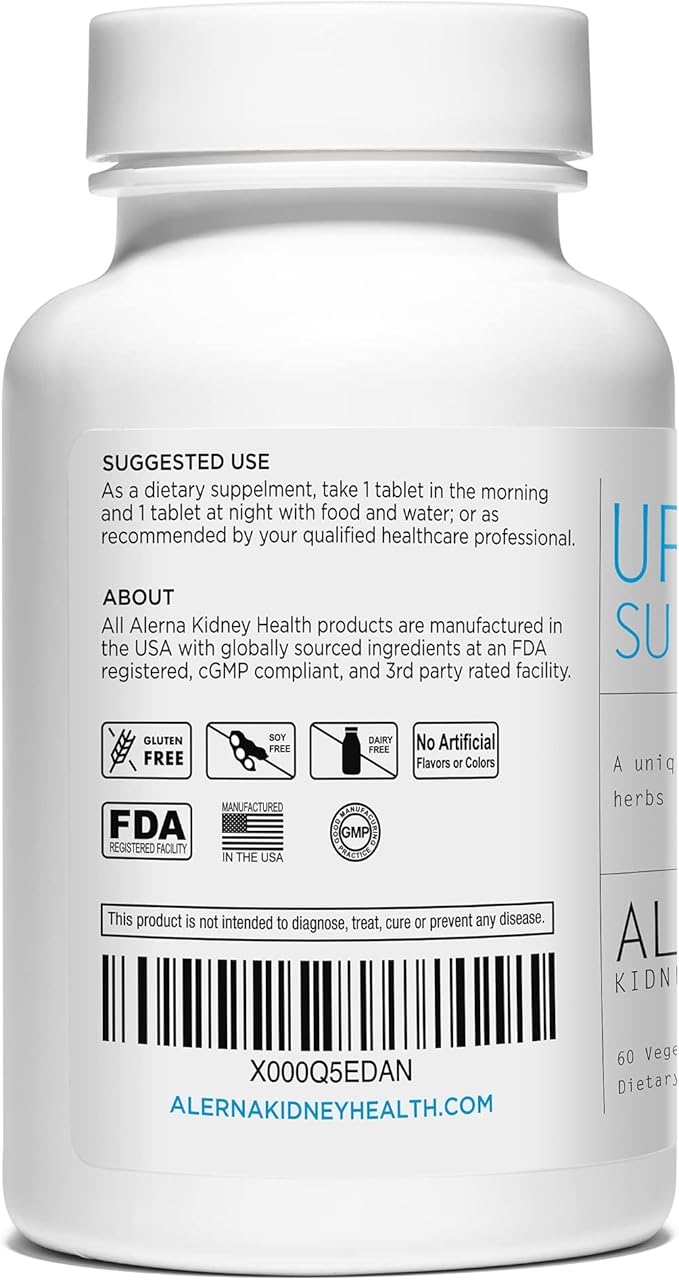 Uric Acid Support Supplement – Tart Cherry, Celery Seed, Turmeric, Quercetin – 60 Vegetarian Tablets (Pack of 3)