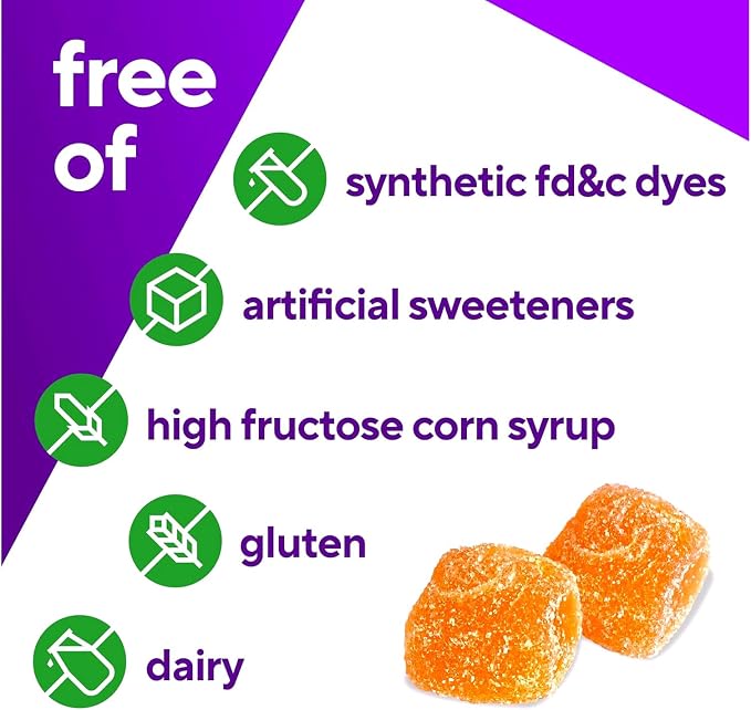 VitaFusion Power C Gummy Vitamins for Adults Absolutely Orange - 150 ct, Pack of 4