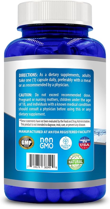 Generic Natural Vitamin Nicotinamide with Resveratrol 600mg (Vitamin B-3) 120 Veggie Capsules Gluten Free & Non-GMO