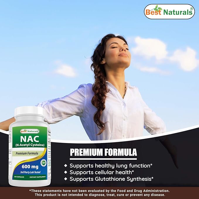 Best Naturals NAC 600 mg & Alpha Lipoic Acid 600 mg