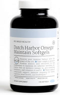 Big Bold Health Dutch Harbor Omega Maintain Softgels - Premium Alaskan Cod Liver Oil (120 Count) - Sustainably Sourced Omega-3 Supplement with EPA, DHA, DPA - Natural Vitamins A & D - MSC Certified