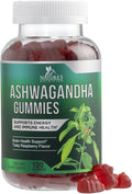 Ashwagandha Gummies - Advanced Ashwagandha Gummy Formula for Daily Use - Natural Antioxidant Support & Brain Health Support - Natural Calm, Relaxation, & Immune Support - Berry Flavor - 120 Gummies