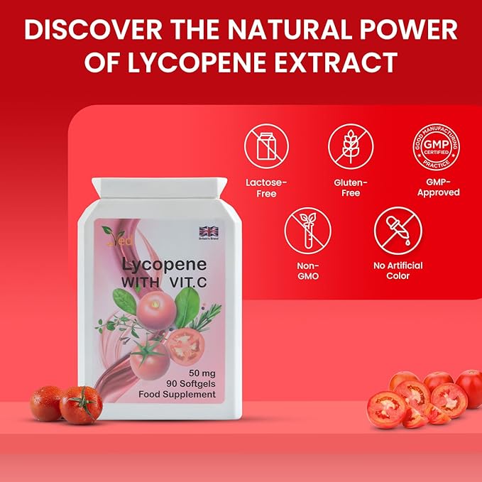 Ved Lycopene Supplement | 50mg x 90 Softgel