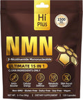 NMN Supplement 1500mg per Serving 15-in-1 Complex Formula with Nicotinamide Mononucleotide, CoQ10, Quercetin, TMG, Resveratrol Supports Cellular Energy & NAD+ Balance 120 Capsules