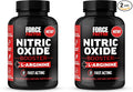 Force Factor Nitric Oxide Booster,Fast-Acting Formula with L-Arginine,Boosts Nitric Oxide Levels,Maximize Muscle Pumps,Enhance Endurance,Improve Circulation,120 Capsules,(Pack of 2)