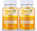 Magnesium Glycinate Gummies 1000mg, High Absorption Sugar Free Magnesium Potassium Supplement for Relaxation, Stress Relief, and Sleep Support for Adults & Kids - 180 Mango Pineapple Gummies