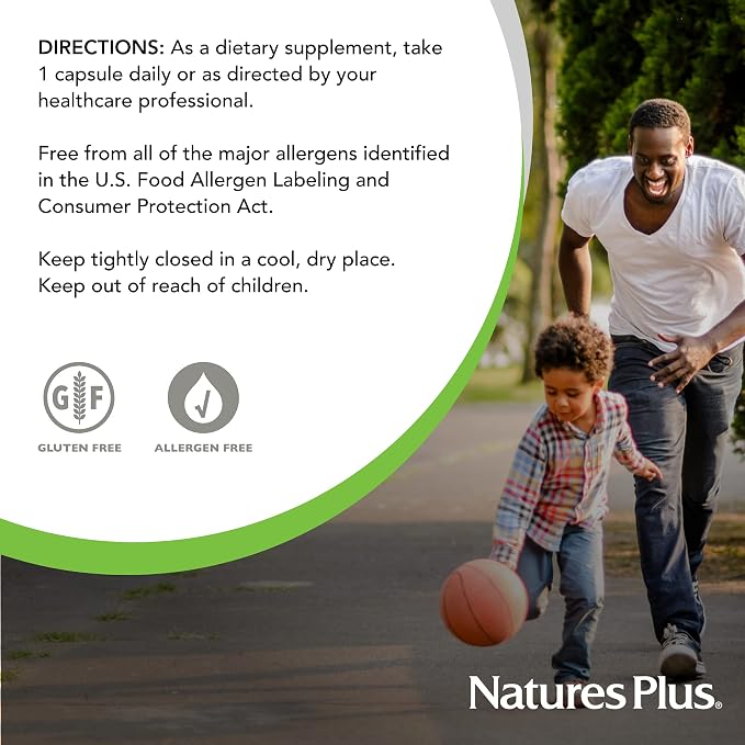 NaturesPlus GI Natural Probiotic Mega - 30 Capsules, Pack of 2 - Digestive & Immune Health - Gluten Free - 60 Total Servings