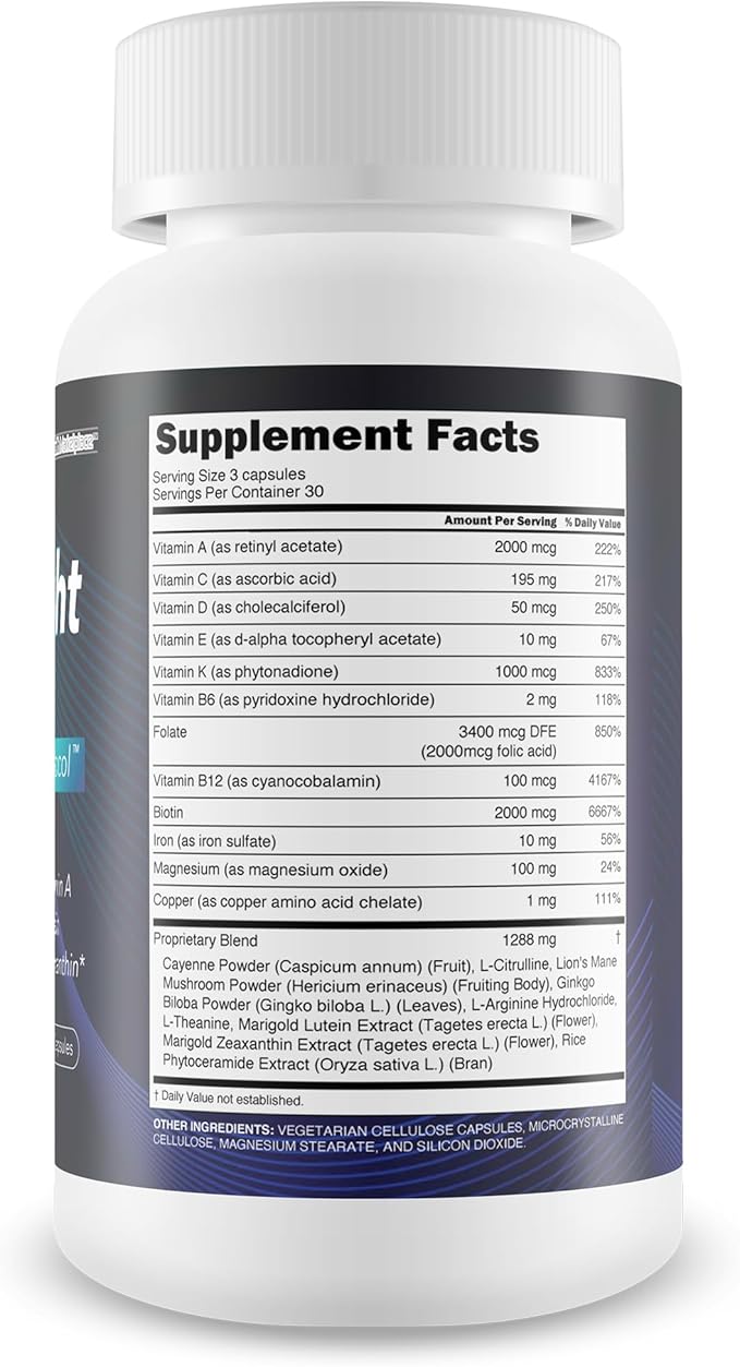 Eyesight Ice Berry Protocol - Our Best Vision Pills For Eyes - Eyesight Vitamins To Improve Eyesight - Vitamin A For Eye Health - Eye Health Vitamins Lutein And Zeaxanthin Lutein Zeaxanthin Supplement