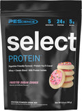 PEScience Select Protein Powder, Whey and Casein Blend, Lean Protein Powder for Women and Men, Low Calorie, Low Carb, Keto Friendly, Gluten Free, Frosted Sugar Cookie - 5 Servings