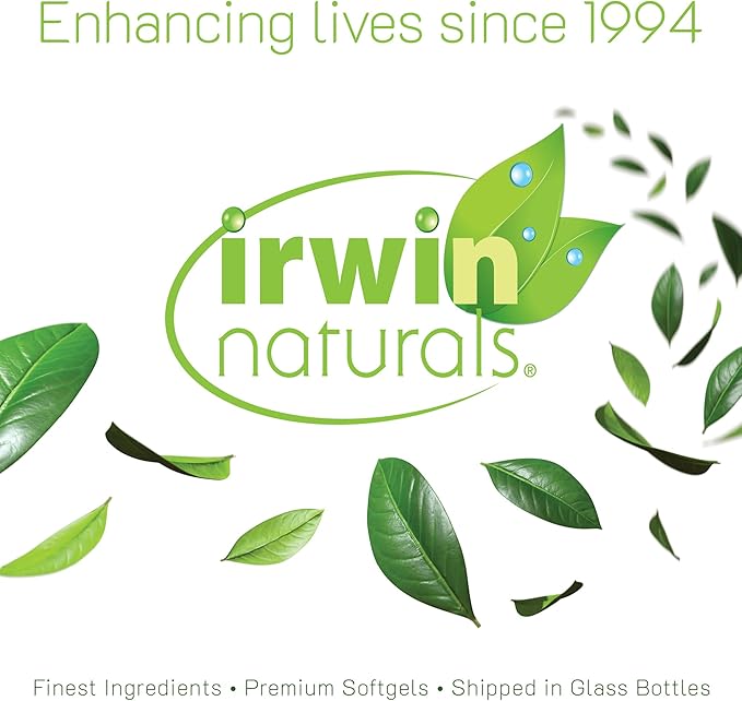 Irwin Naturals Extra Strength Ashwagandha Mind & Body – 60 Liquid Soft-Gels - 2 Pack