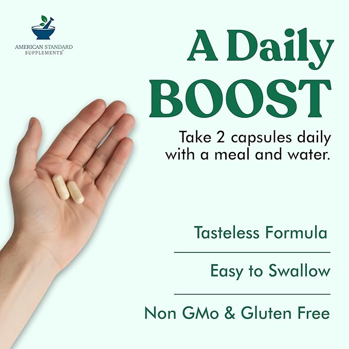 American Standard Supplements Digestive Enzymes Plus Probiotics & Prebiotics, 90 Veggie Capsules, for Digestion with Amylase, Bromelain, Papain, Lipase, Lactase, Protease, Papain, Cellulase