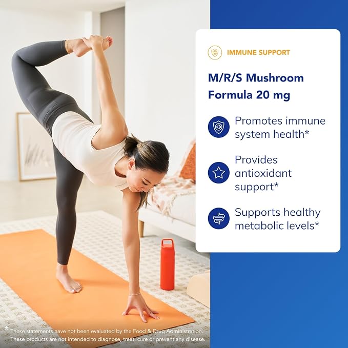 Pure Encapsulations M/R/S Mushroom Formula | Hypoallergenic Supplement Promotes Immune Health and Provides Broad-Spectrum Physiological Support* | Shiitake, Reishi & Maitake | 120 Capsules