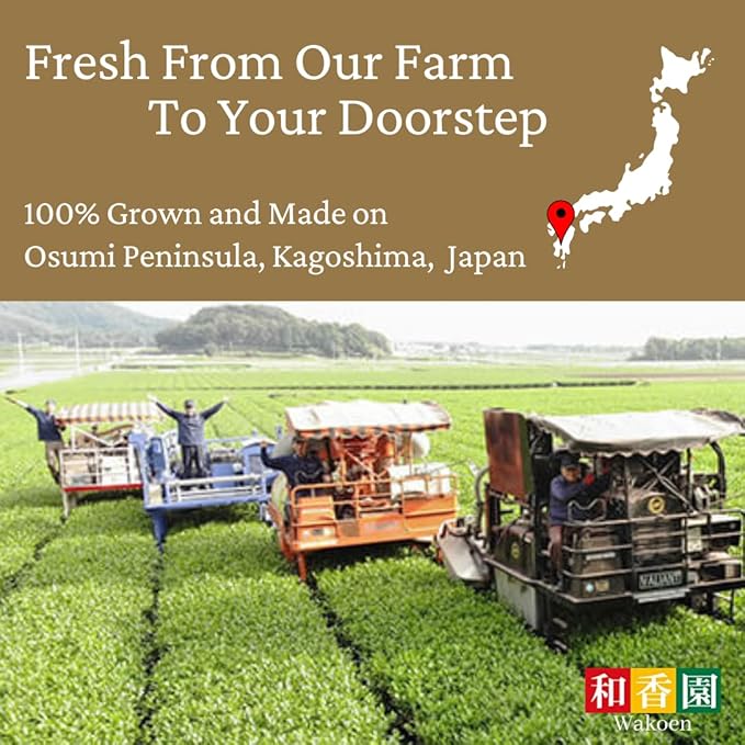 Houjicha premium green tea powder - Authentic Japanese Origin- 1 oz (30g) bag - from our Teahouse to your doorstep - [ Houjicha powder ] by Wakoen