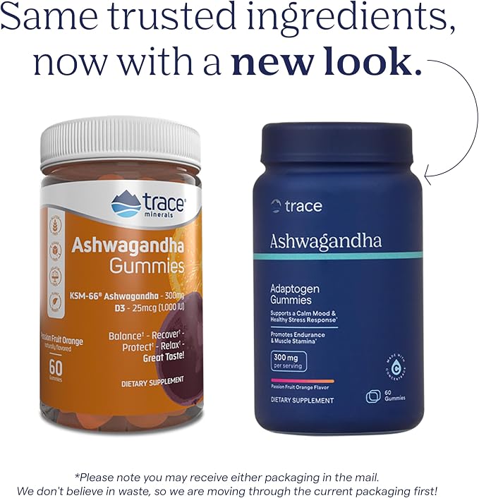 Trace Minerals Ashwagandha Gummy 60 Gummy