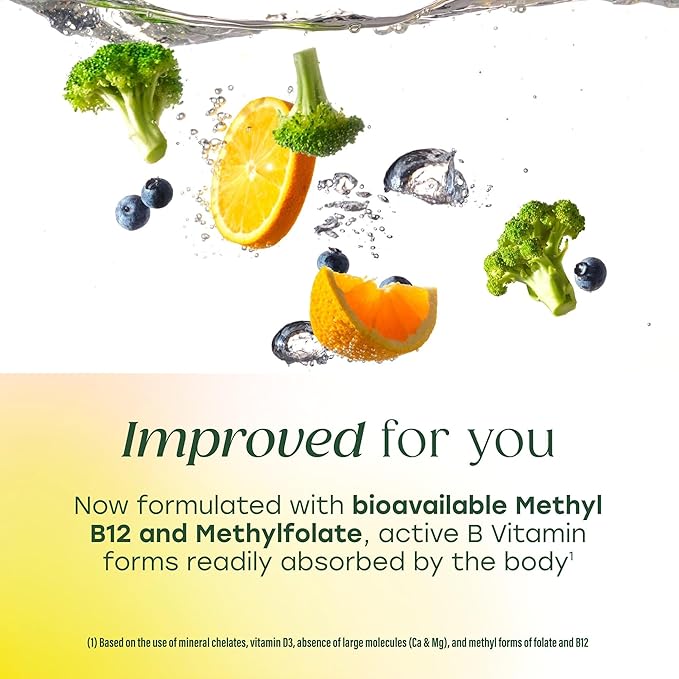 MegaFood Multivitamin for Women 40+ One Daily Womens Multivitamin - with Methylated B12, Methyl Folate, Vitamin D3, C & Zinc - Energy Metabolism, Immune Support & Bone Health, Vegetarian, 30 Tablets