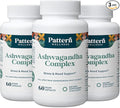 Pattern Wellness Ashwagandha Complex for Men & Women – Organic KSM-66® & Black Pepper Extract – Supports Stress Response & Energy Balance – Non-GMO – 180 Vegan Capsules