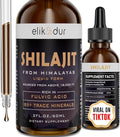 Shilajit Resin Organic Liquid Supplement, Shilajit Himalayan Organic, Liquid Vitamins for Women and Men, 85+ Trace Minerals, Alternative to Resin & Capsules, Energy & Immune Function, Vegan, 60 ml