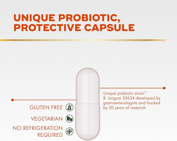 Align Probiotic, 24/7 Digestive Support*§, Probiotics for Women and Men, Probiotics for Digestive Health, Men and Womens Probiotic Capsules Help Relieve Occasional Bloating & Gas*, 49 Capsules