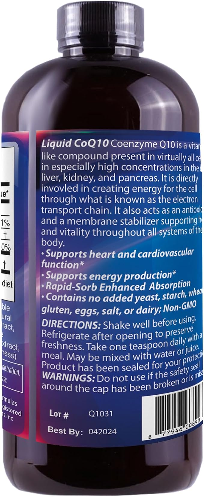 Drs Advantage - Liquid CoQ10 4oz [Health and Beauty]