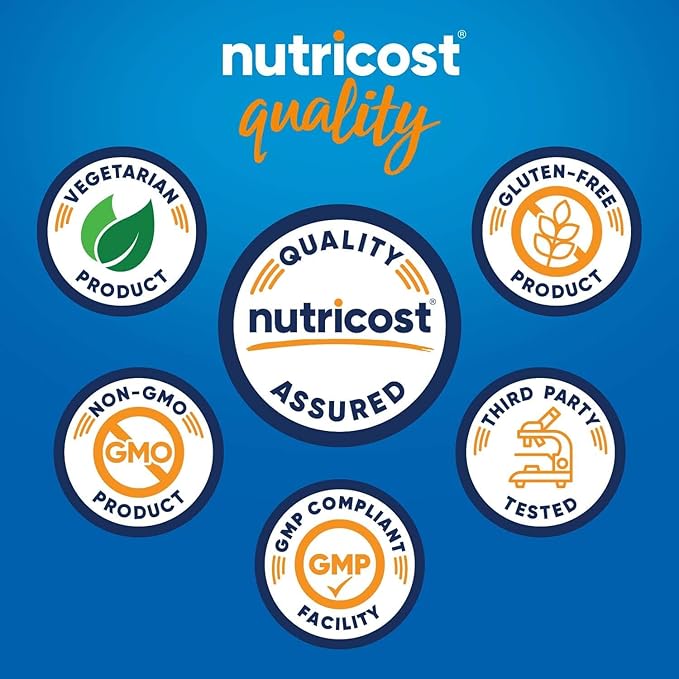 Nutricost Quercetin 880mg, 240 Vegetarian Capsules with Bromelain (165mg) - 120 Servings (440mg Quercetin Per Cap) - Gluten Free, Non-GMO