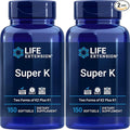 Life Extension Super K, 150 Softgels (Pack of 2) with Vitamins K and K2