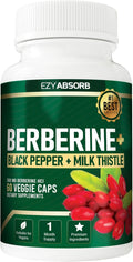 Gluten-Free Berberine 500mg, 60 Veggie Capsule w/LA-3 AMPK Metabolic Activator